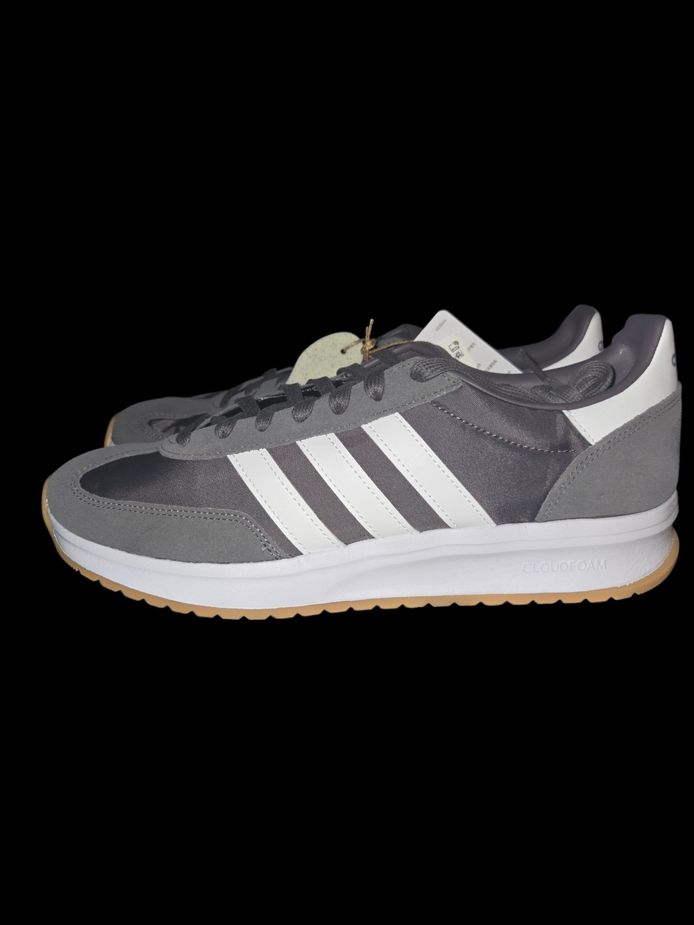 Adidas Run 70s 2.0 Grey and White Retro Runner Sneakers